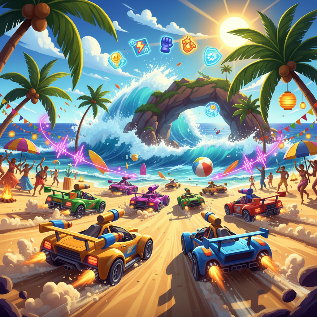 Goa Beach Battle Racers - 3D Racing by Jabali AI