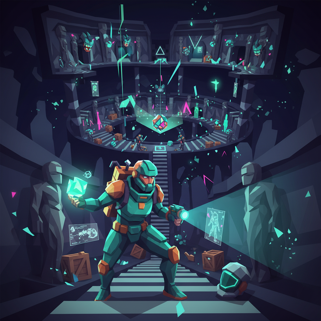 Xenotech Descent - Dungeon Crawler RPG by Jabali AI