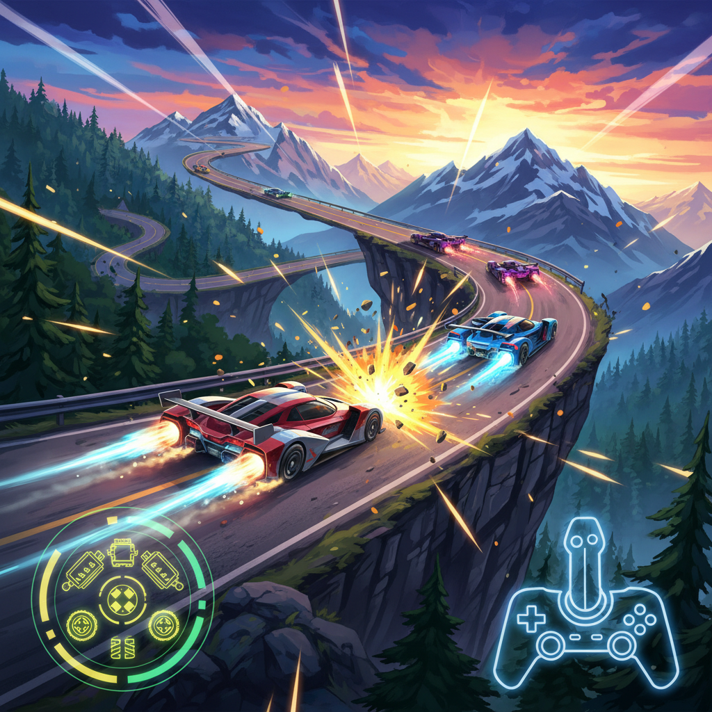 Cliffside Combat Racers - 3D Racing by Jabali AI