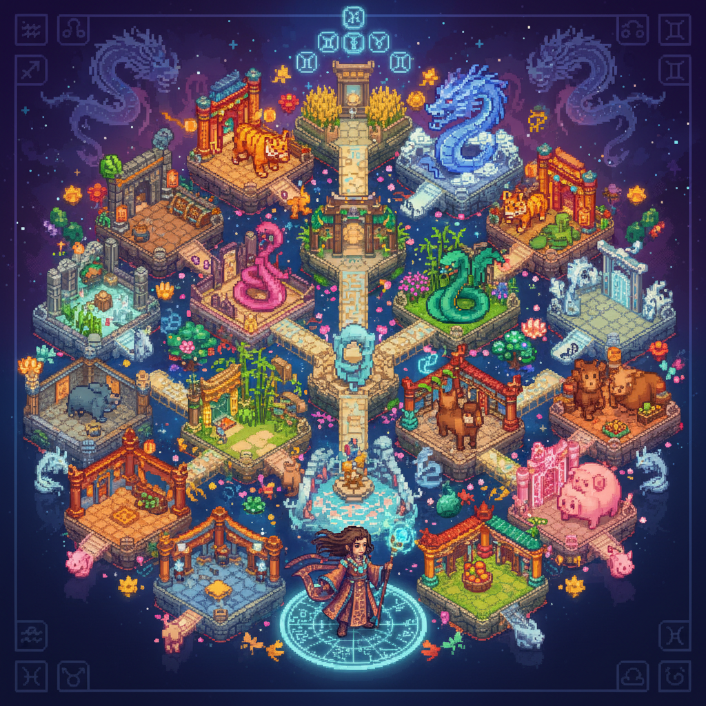 Zodiac Labyrinth Awakened - Dungeon Crawler RPG by Jabali AI