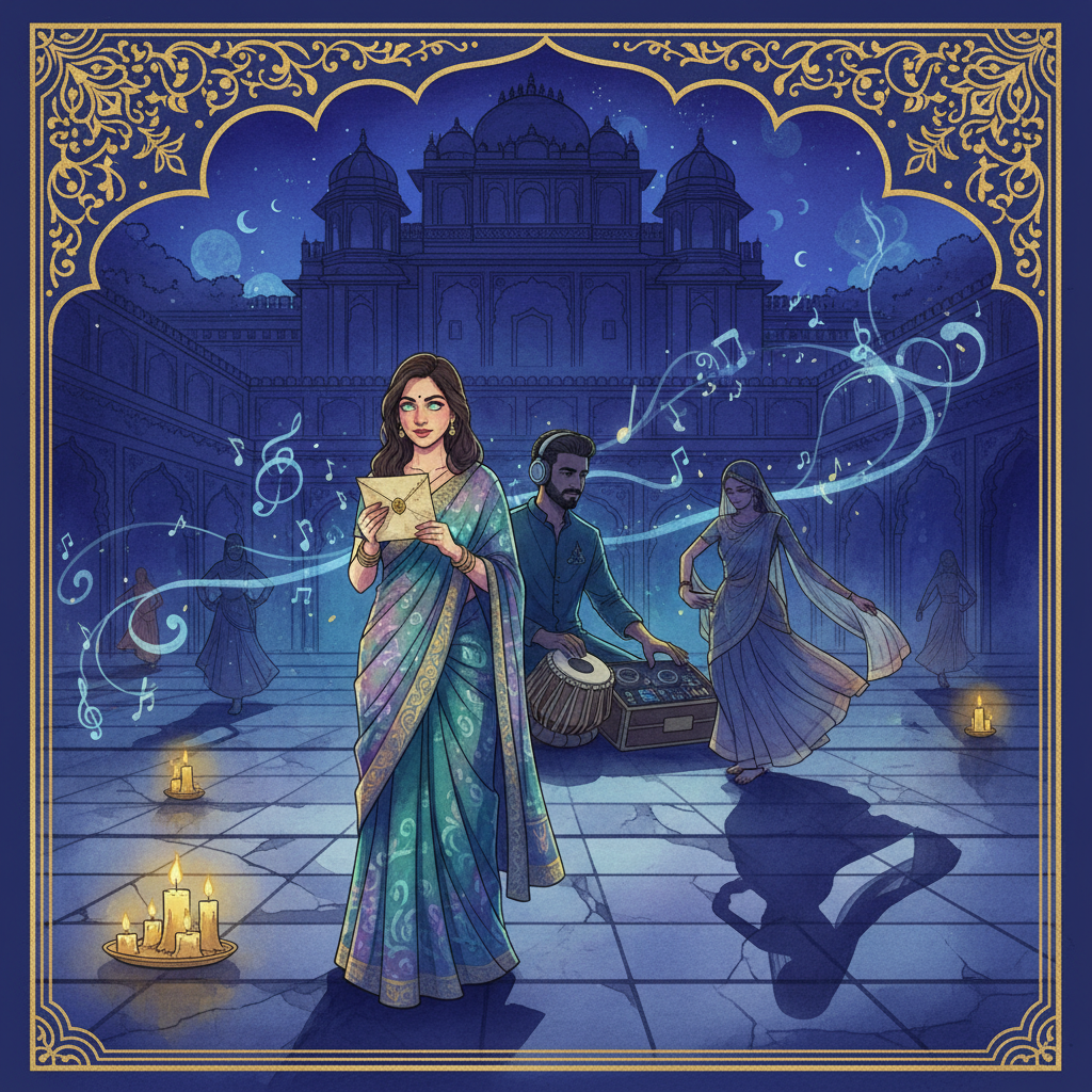 Moonlit Raga Courtyard - Branching Interactive Story by Jabali AI