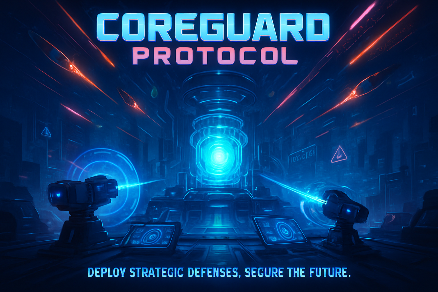 Coreguard Protocol - Strategic Defense Arcade by Jabali AI