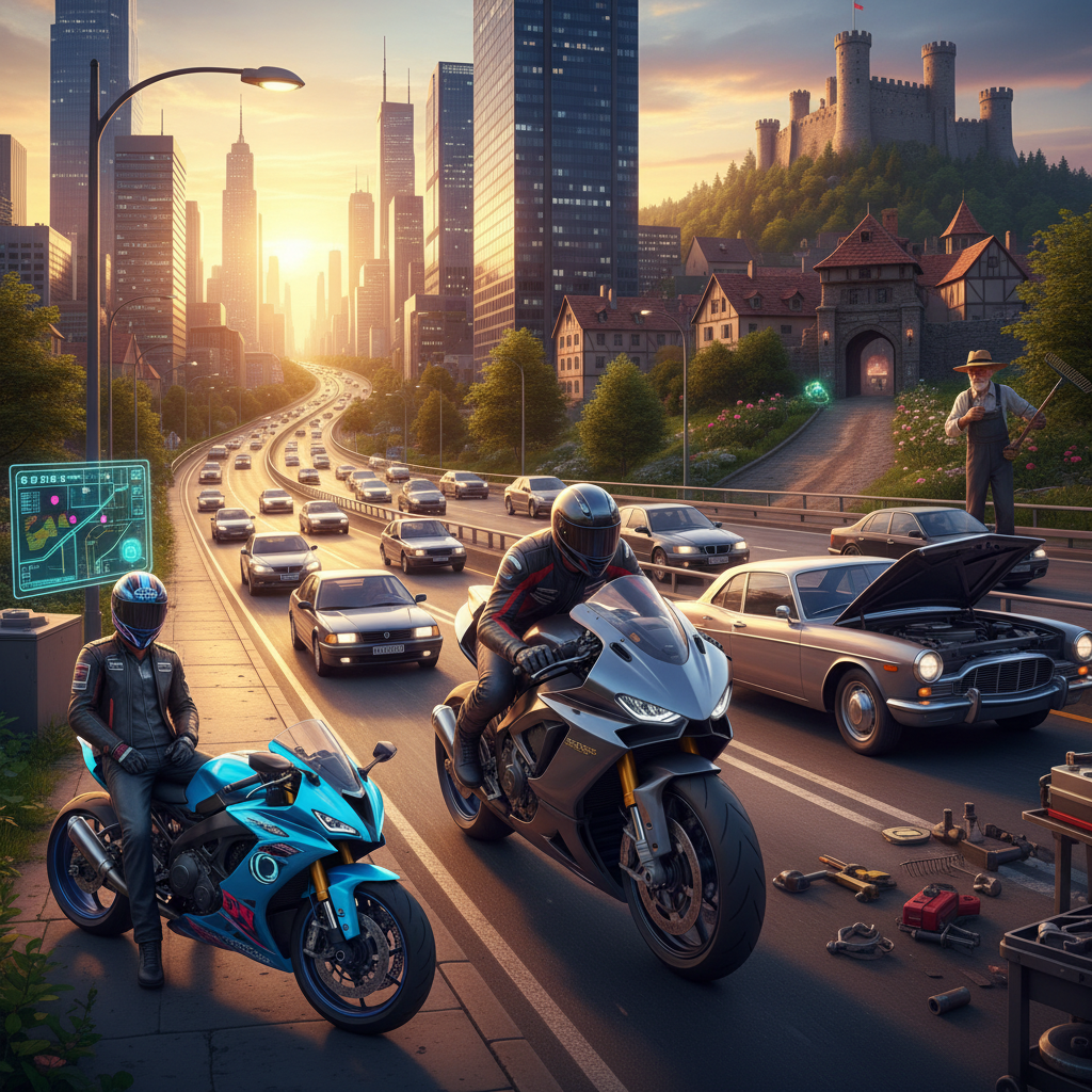 Urban Rider: City Rush - Adventure RPG by Jabali AI