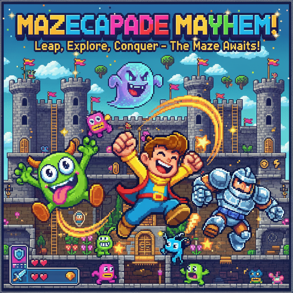Mazecapade Mayhem - Maze Shooter Arcade by Jabali AI