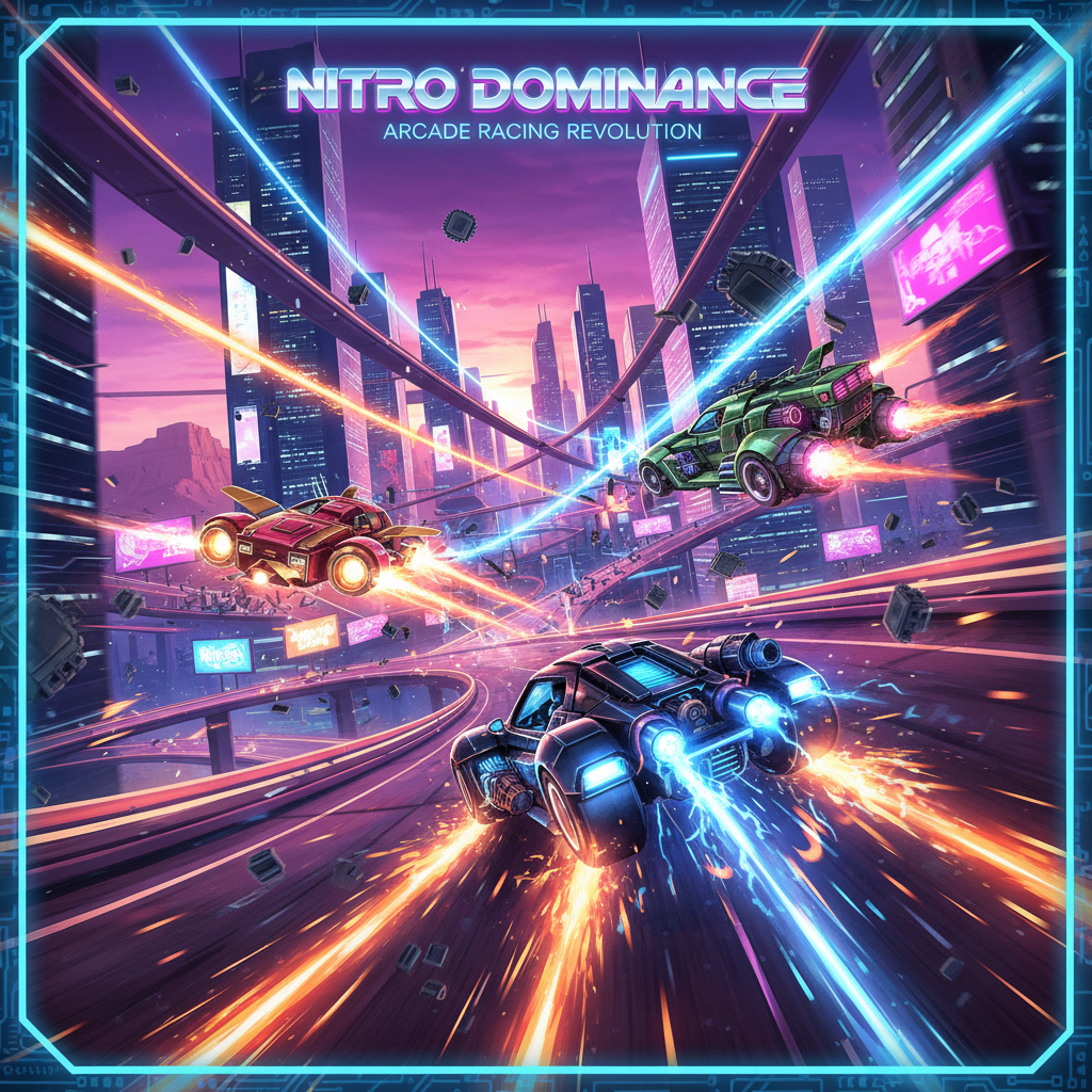 Neon Asphalt Rampage - 3D Racing by Jabali AI