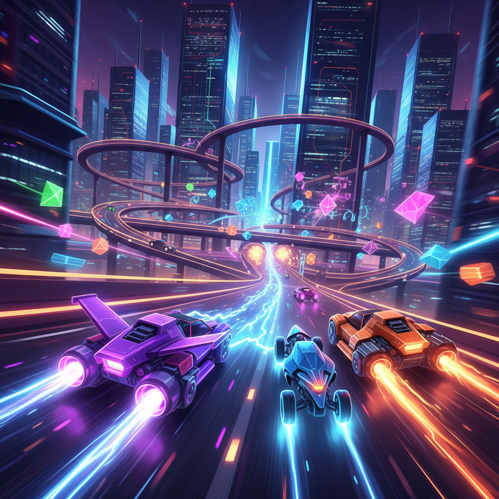 Neon Rival Arena - 3D Racing by Jabali AI