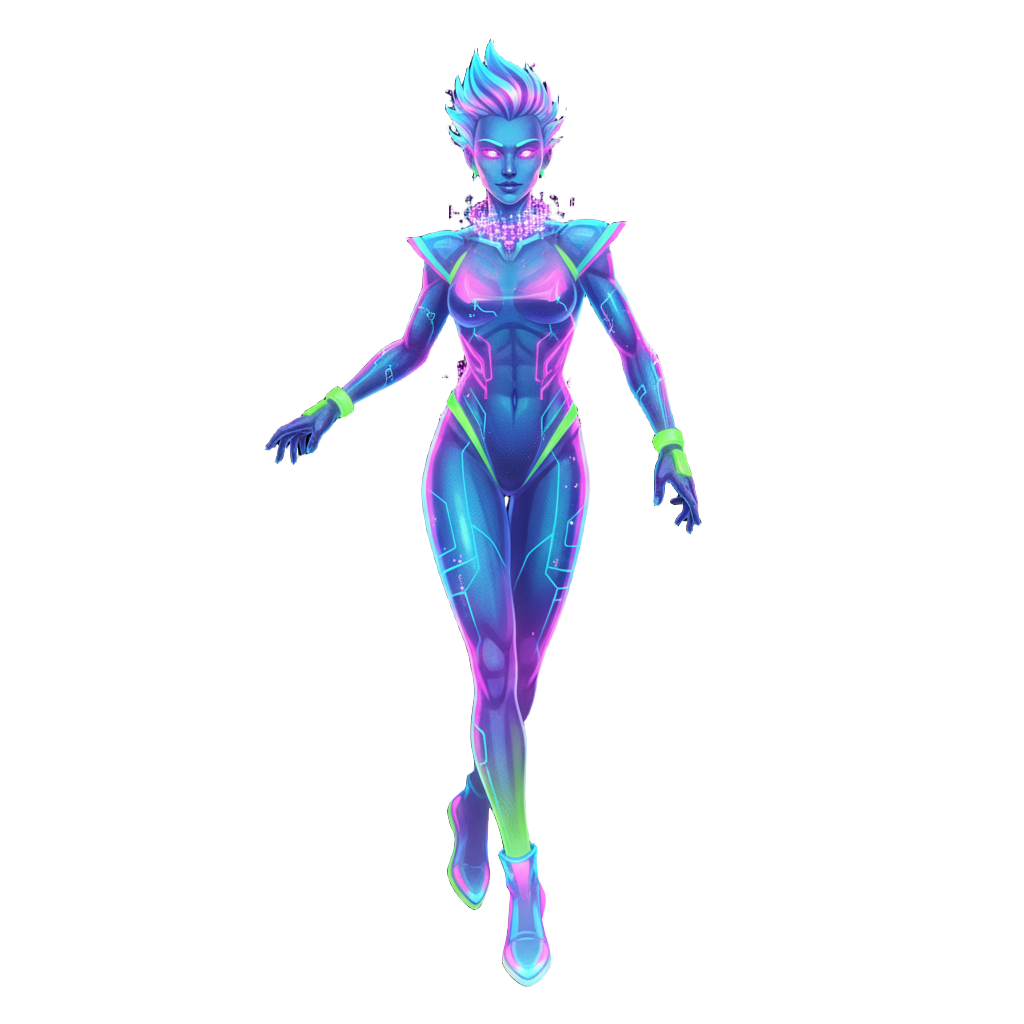 Neon Nova - Jabali AI Poster