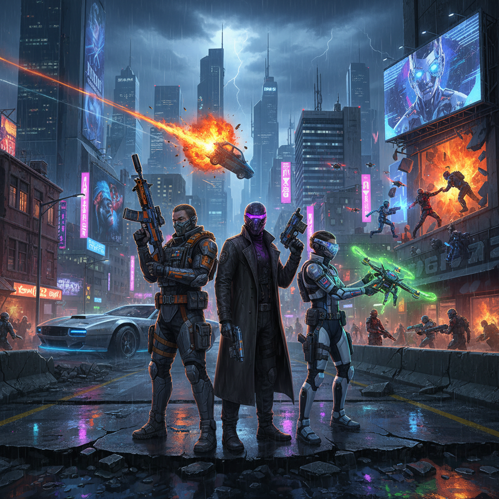 Urban Rift - Jabali AI Poster