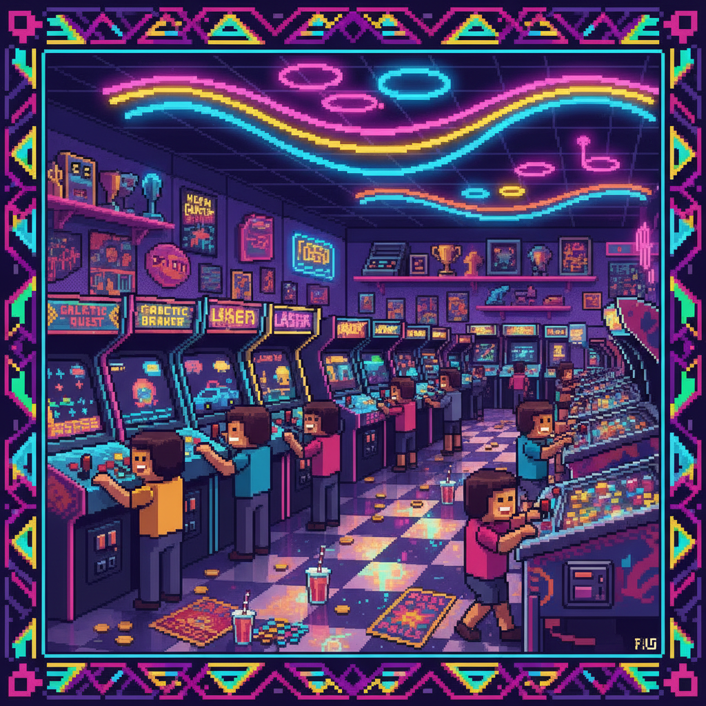 Neon Arcade Empire - Idle RPG by Jabali AI