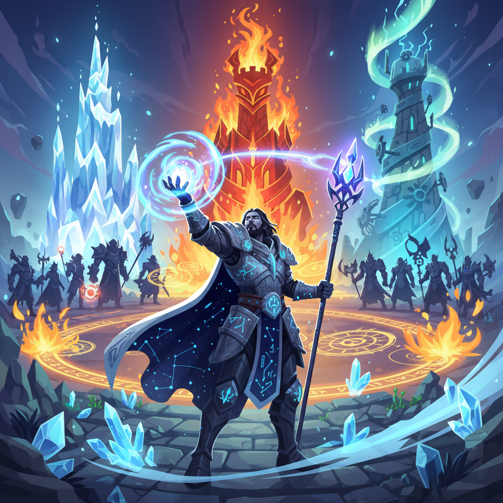 Arcane Arena Clash - Dungeon Crawler RPG by Jabali AI