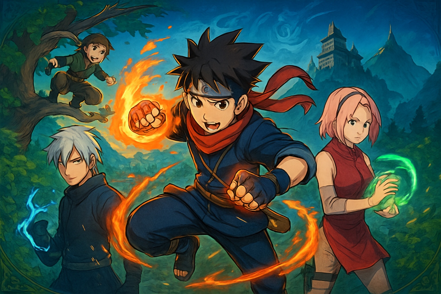 Ninja Legacy: Elemental Quest - Adventure RPG by Jabali AI