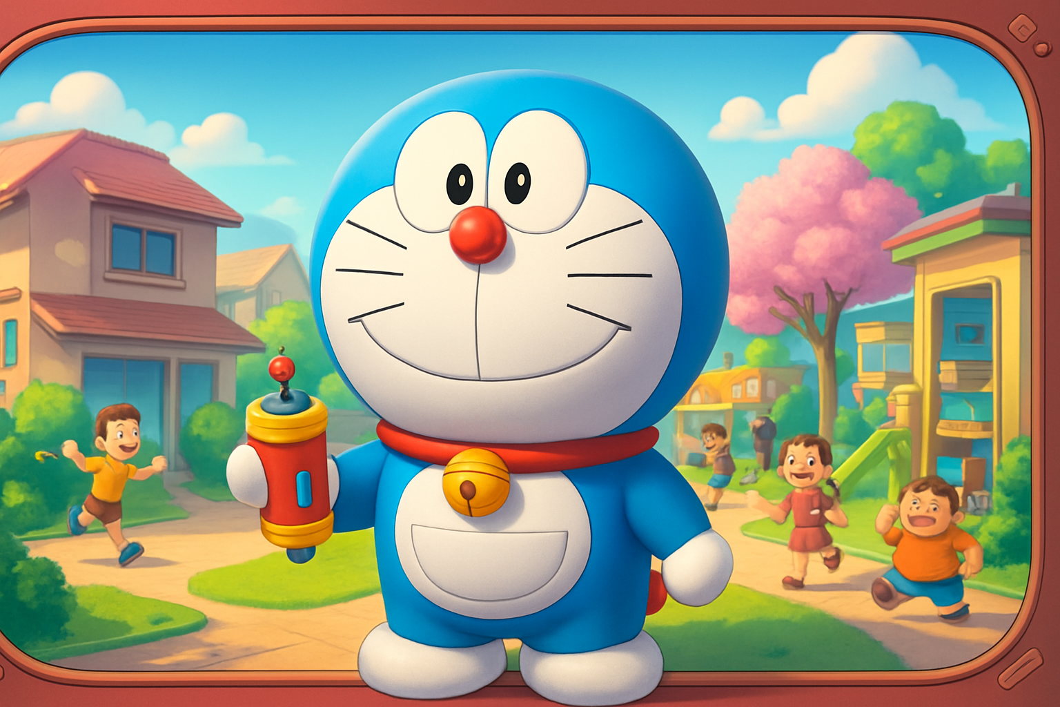 Doraemon - 3D Character Simulation by Jabali AI