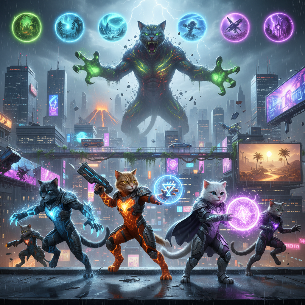 CATZILLA: Cosmic Clash - 3D Open World by Jabali AI