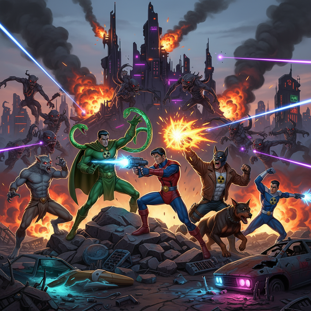 Raj Comics Heroes: Battle Returns - Directional Shooter by Jabali AI