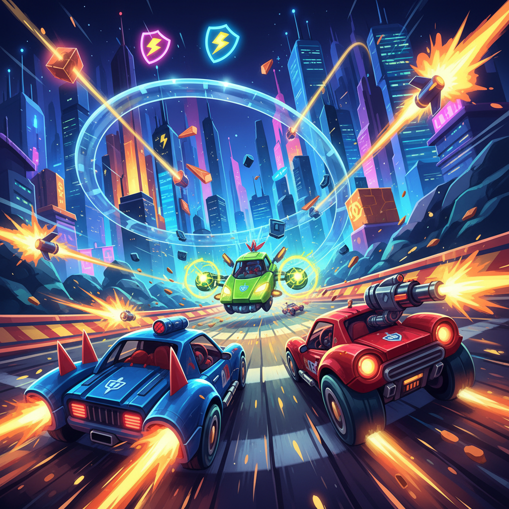 Turbo Mayhem Racers - 3D Racing by Jabali AI
