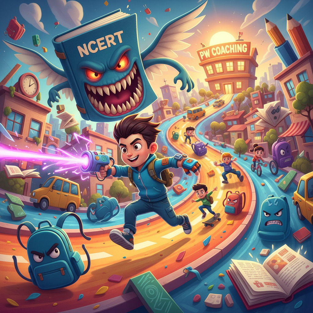 Run From the NCERT Beast - Jabali AI Poster