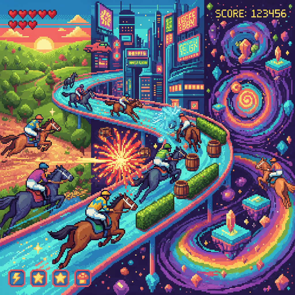 Pixel Jockeys: Combat Derby - 3D Racing by Jabali AI