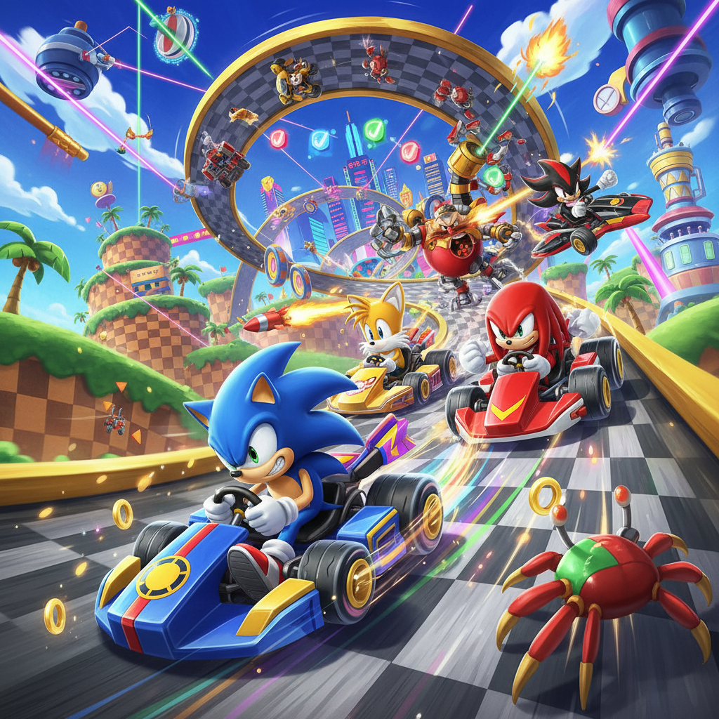 Sonic Turbo Rivals - 3D Racing by Jabali AI