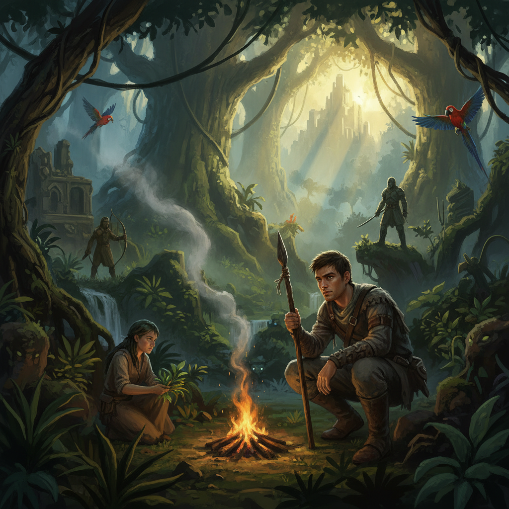 Jungle Alone - Adventure RPG by Jabali AI