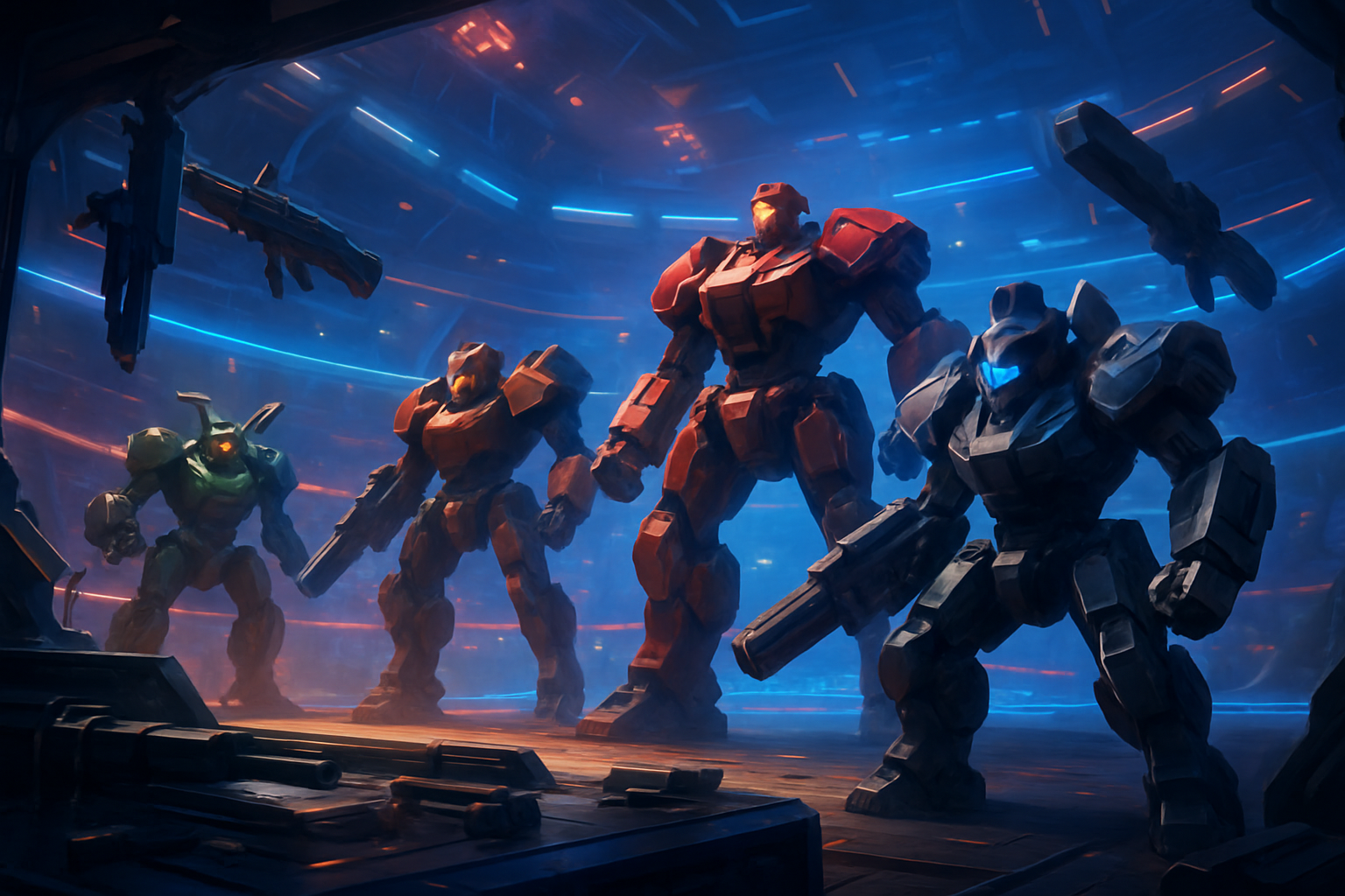 Mech Command Arena - Directional Shooter by Jabali AI