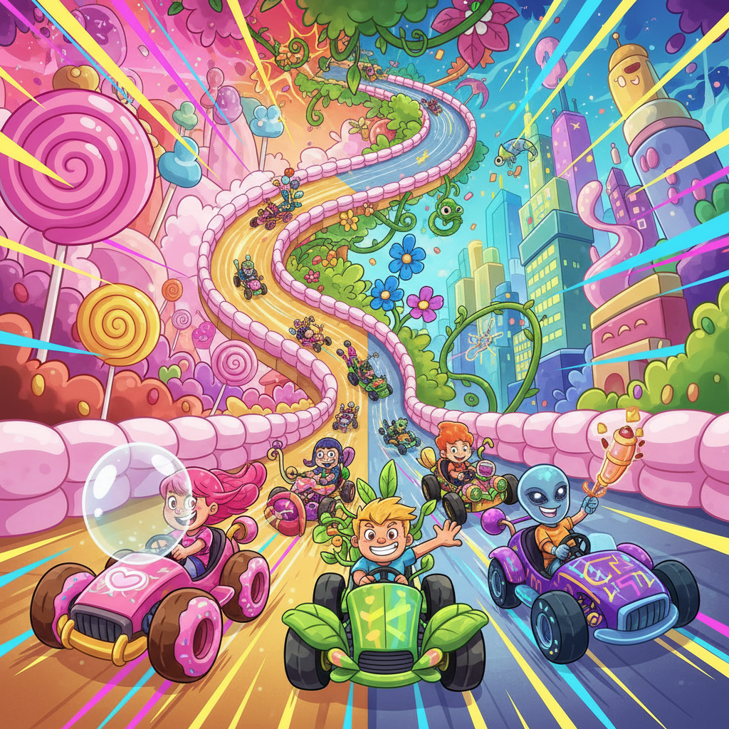 Whizzy Racers: Turbo Showdown - 3D Racing by Jabali AI
