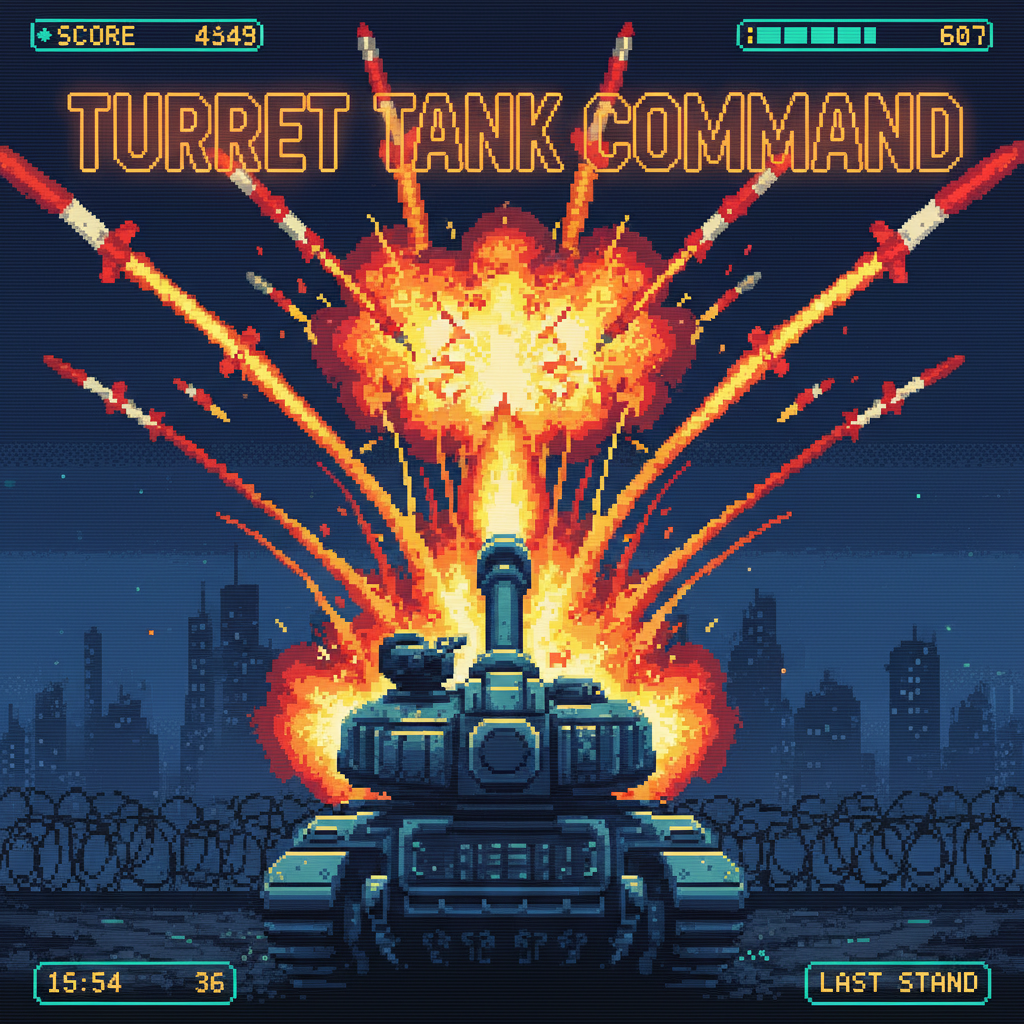 Turret Tank Command - Strategic Defense Arcade by Jabali AI