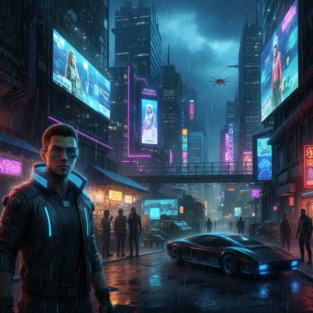 Neon Divide - 3D Open World by Jabali AI
