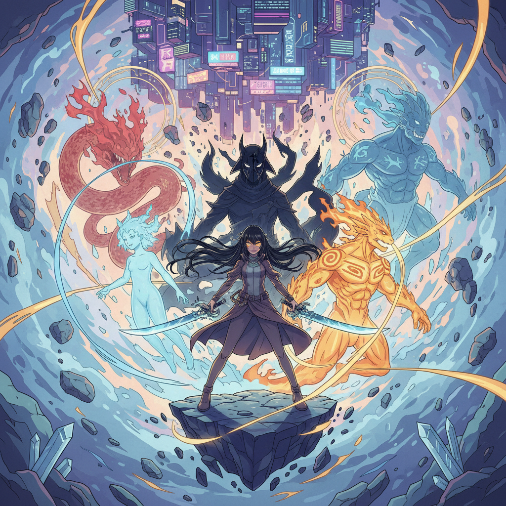 Lumina Rift: Battle of Lost Souls - Jabali AI Poster