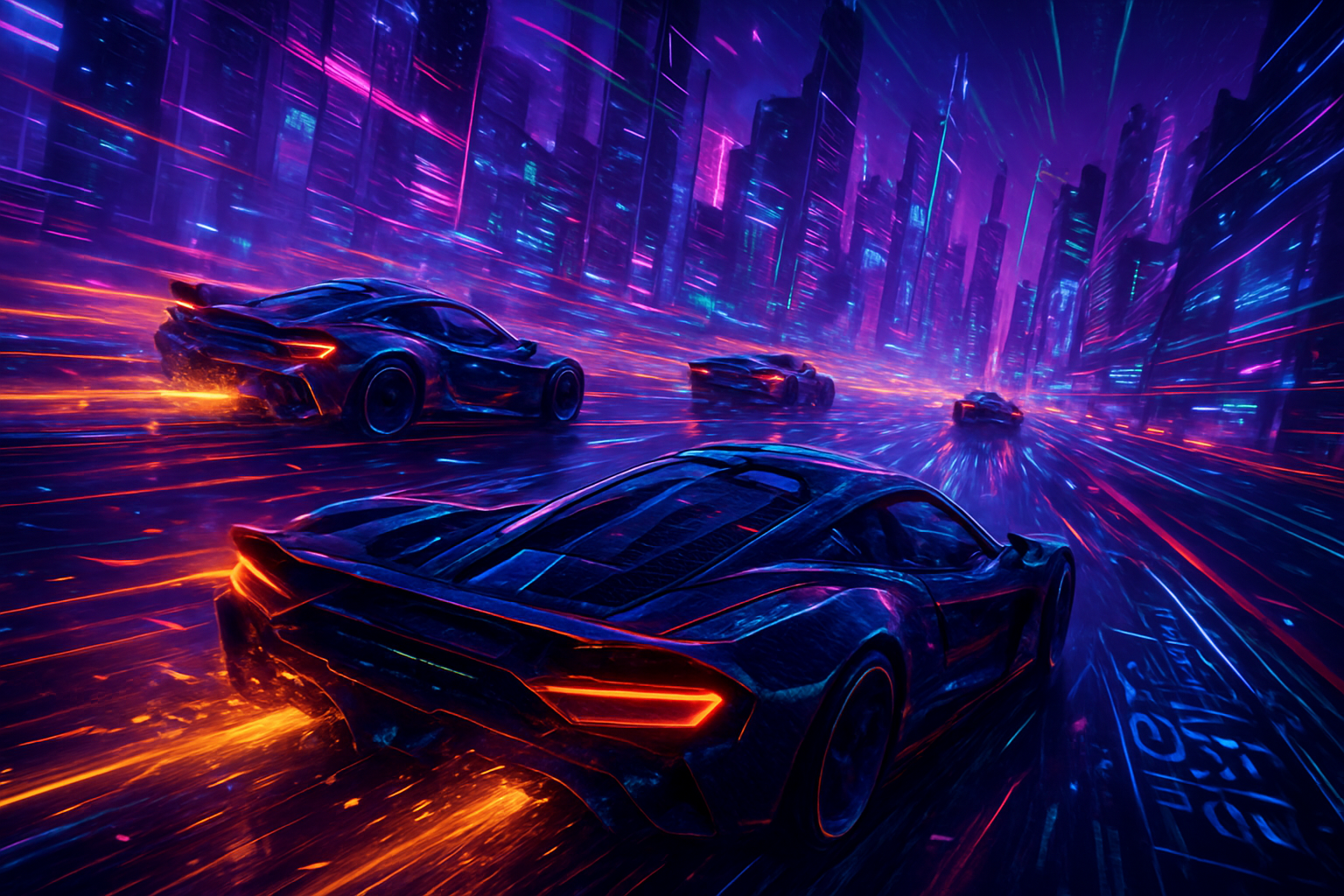 Neon Rift Racers - 3D Racing by Jabali AI