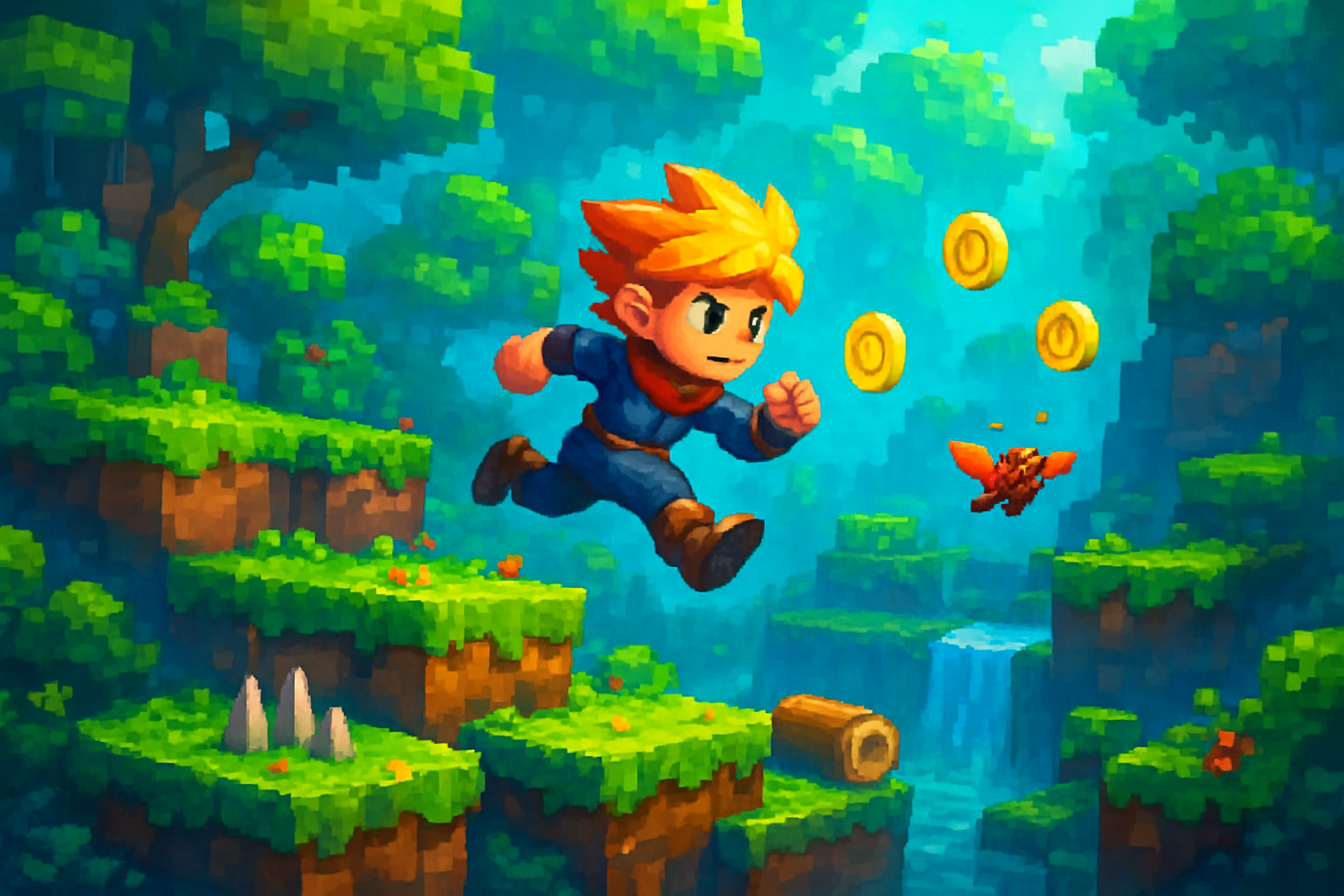 Skybound Runner - Rhythm Platformer by Jabali AI