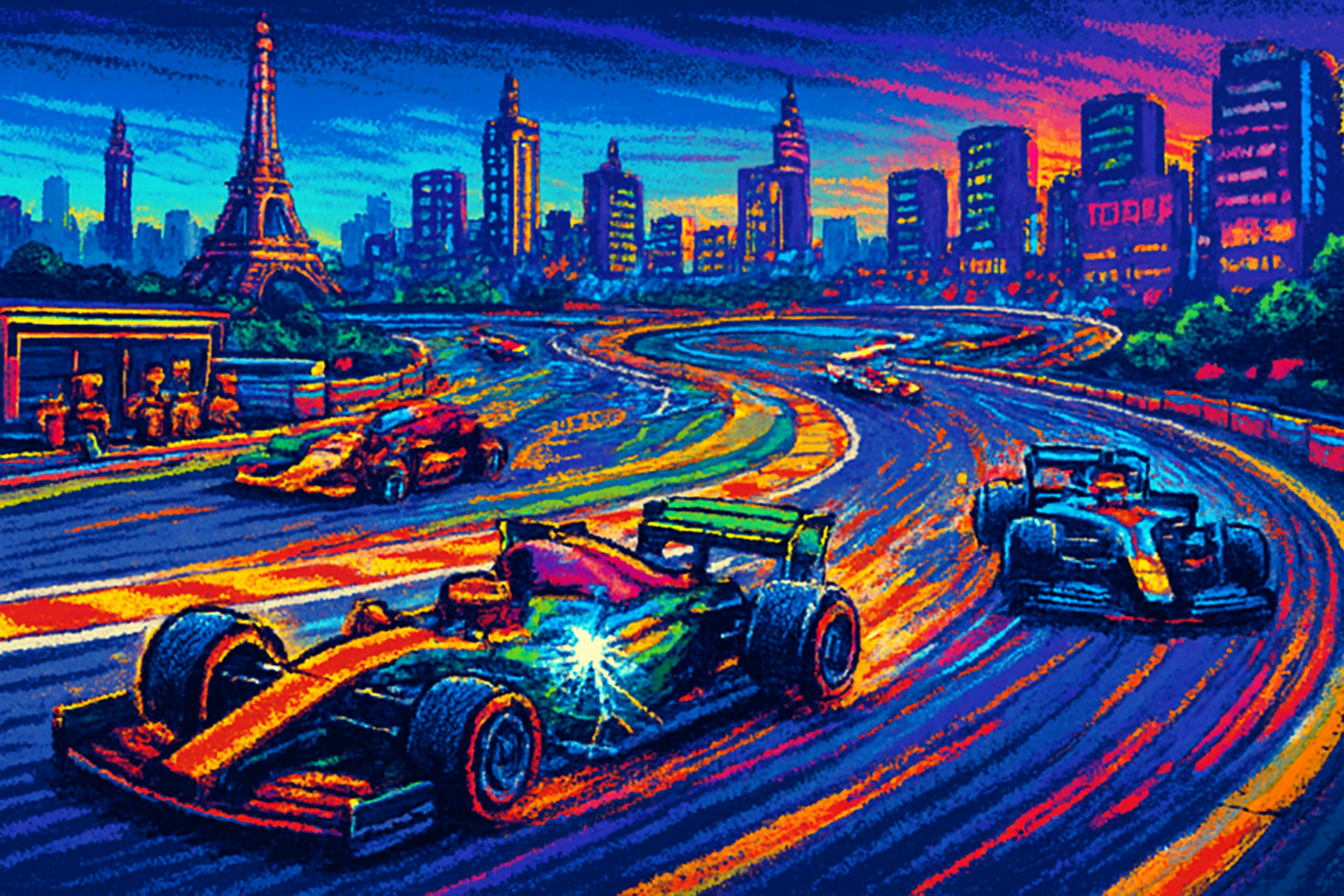 Turbo Grid Rivals - 3D Racing by Jabali AI