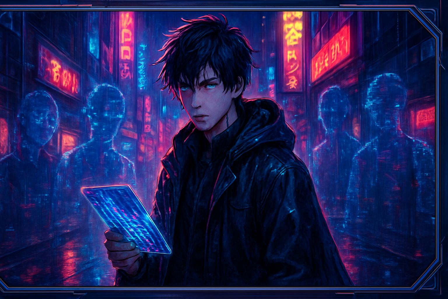 Neon Ghost Protocol - Branching Interactive Story by Jabali AI