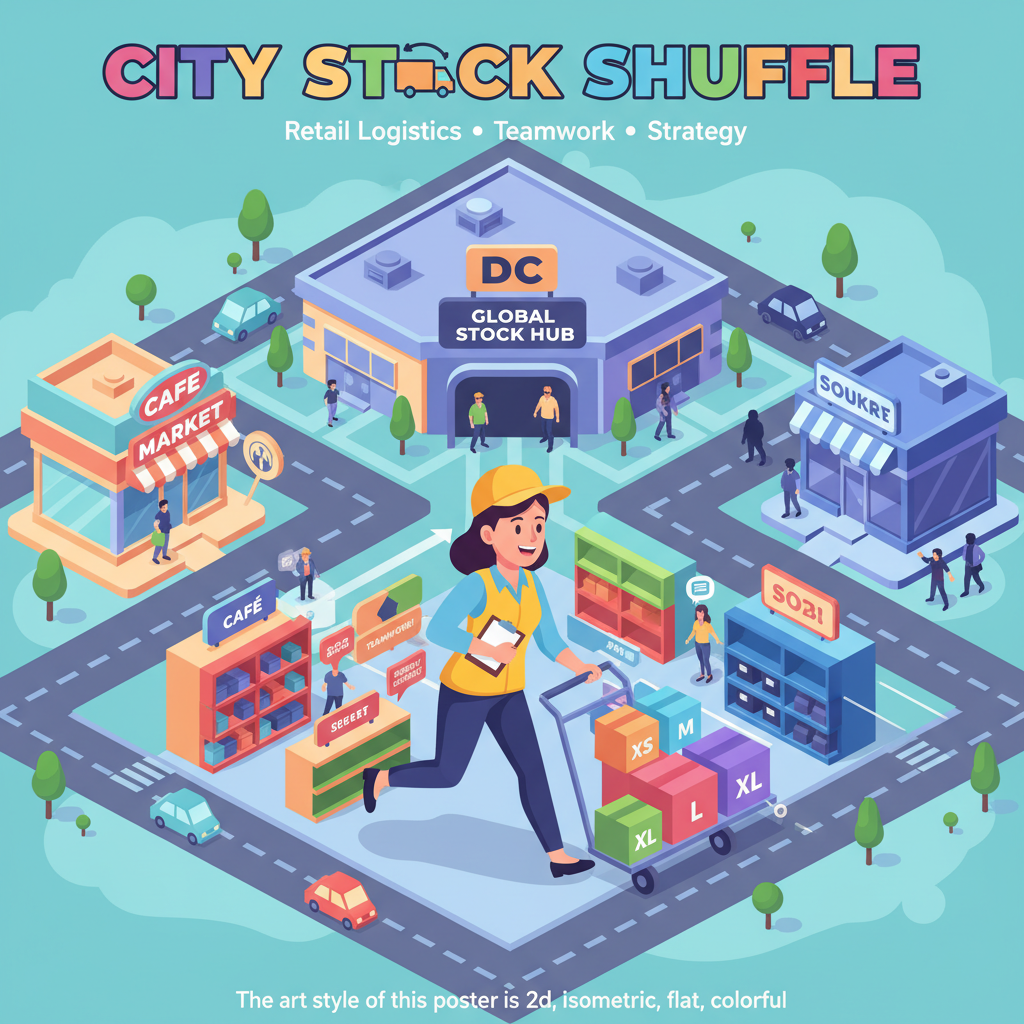 City Stock Shuffle - Jabali AI Poster