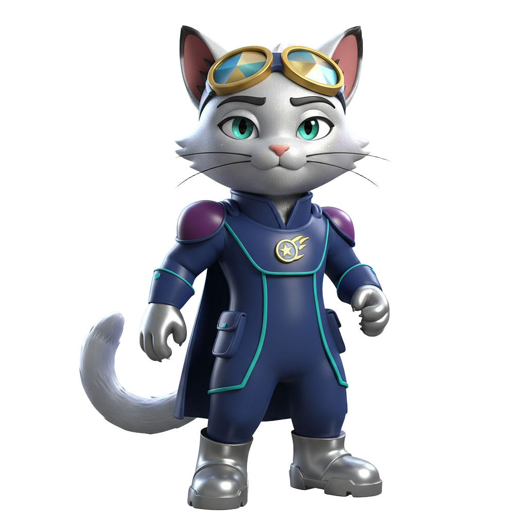 Captain Whiskertron - Jabali AI Poster