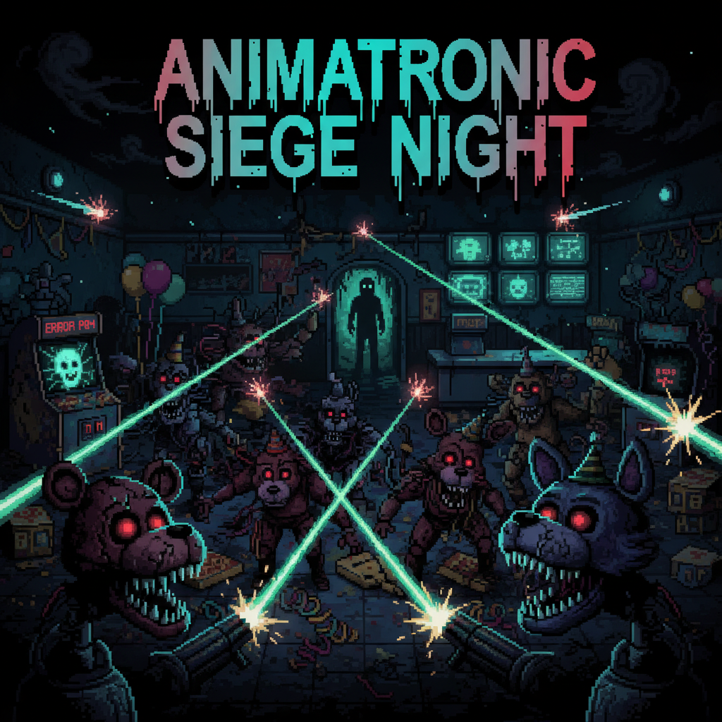Animatronic Siege Night - Strategic Defense Arcade by Jabali AI