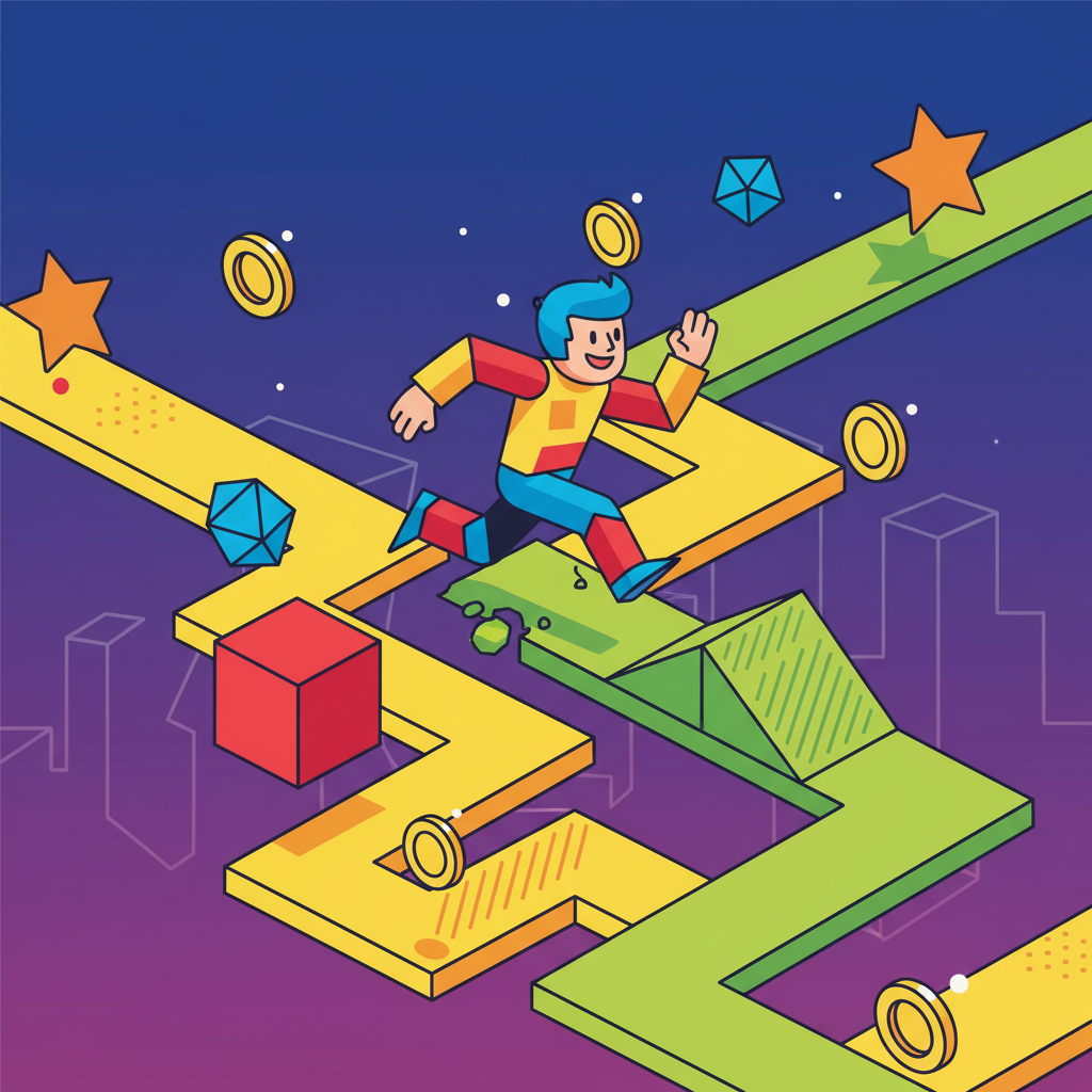 Pulse Platform Dash - Rhythm Platformer by Jabali AI