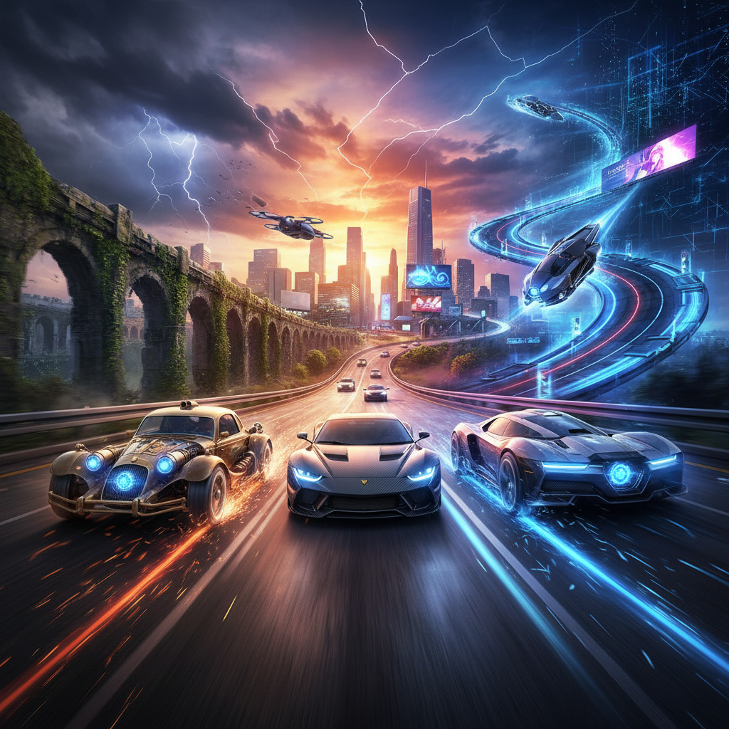 Time Rift Racers - 3D Racing by Jabali AI