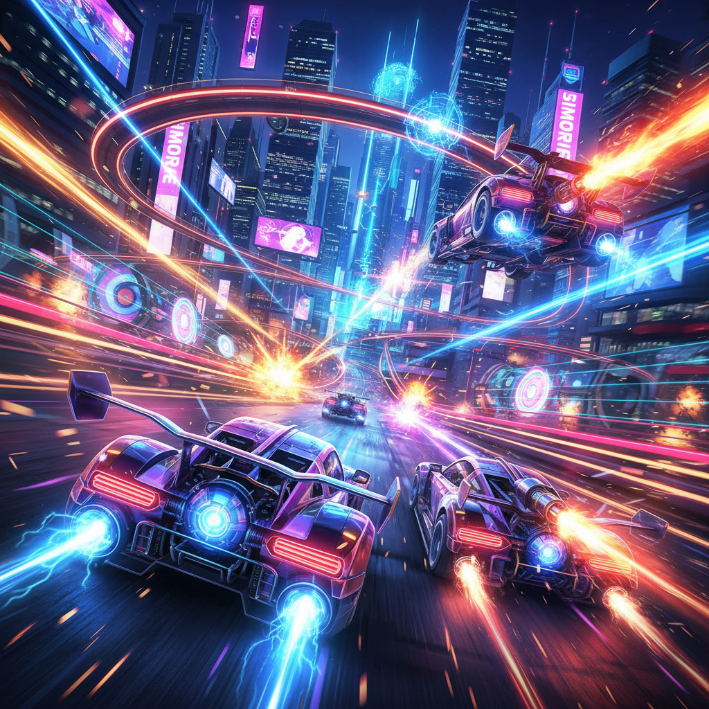 Neon Rival: Combat Circuit - 3D Racing by Jabali AI