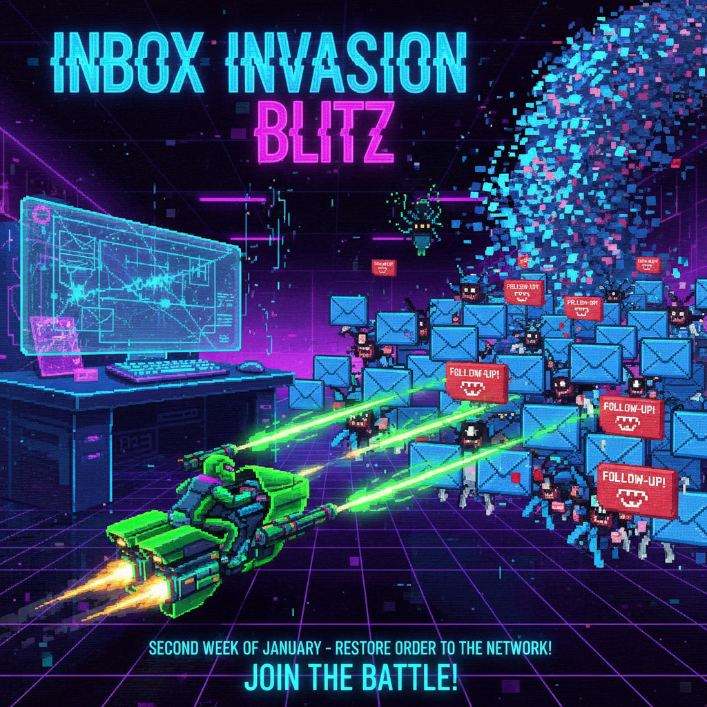 Inbox Invasion Blitz - Fixed Shooter Arcade by Jabali AI