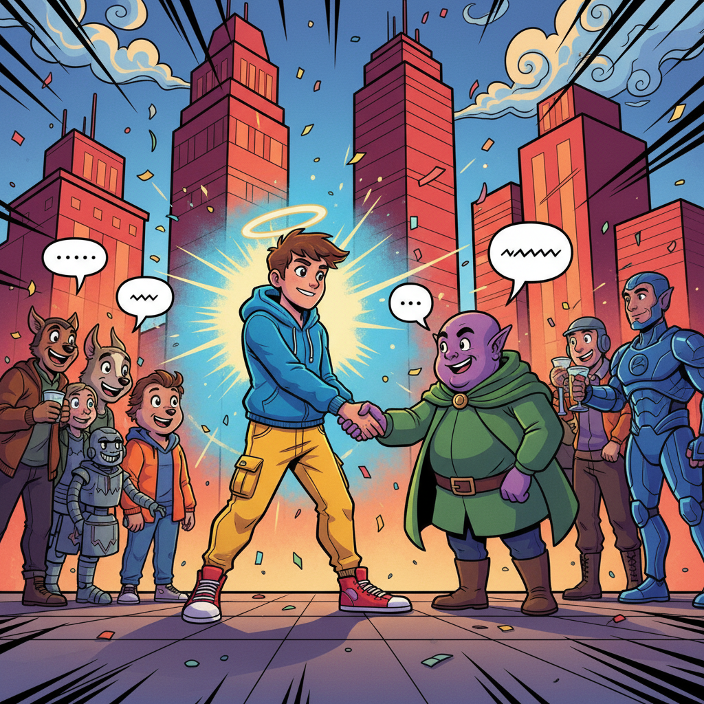Neon Hero: Memphis Rise - Adventure RPG by Jabali AI