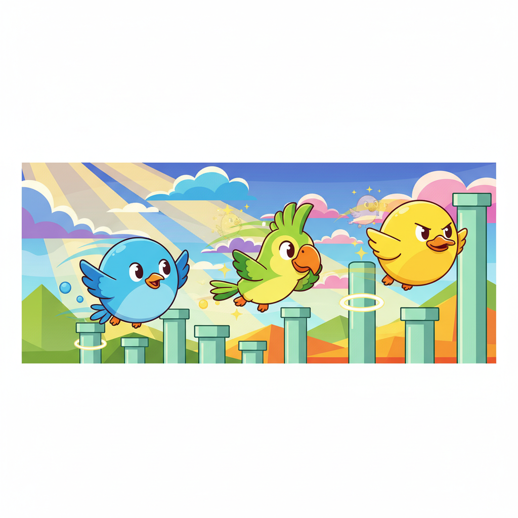 Flock Dash Rivals - Endless Tapping by Jabali AI