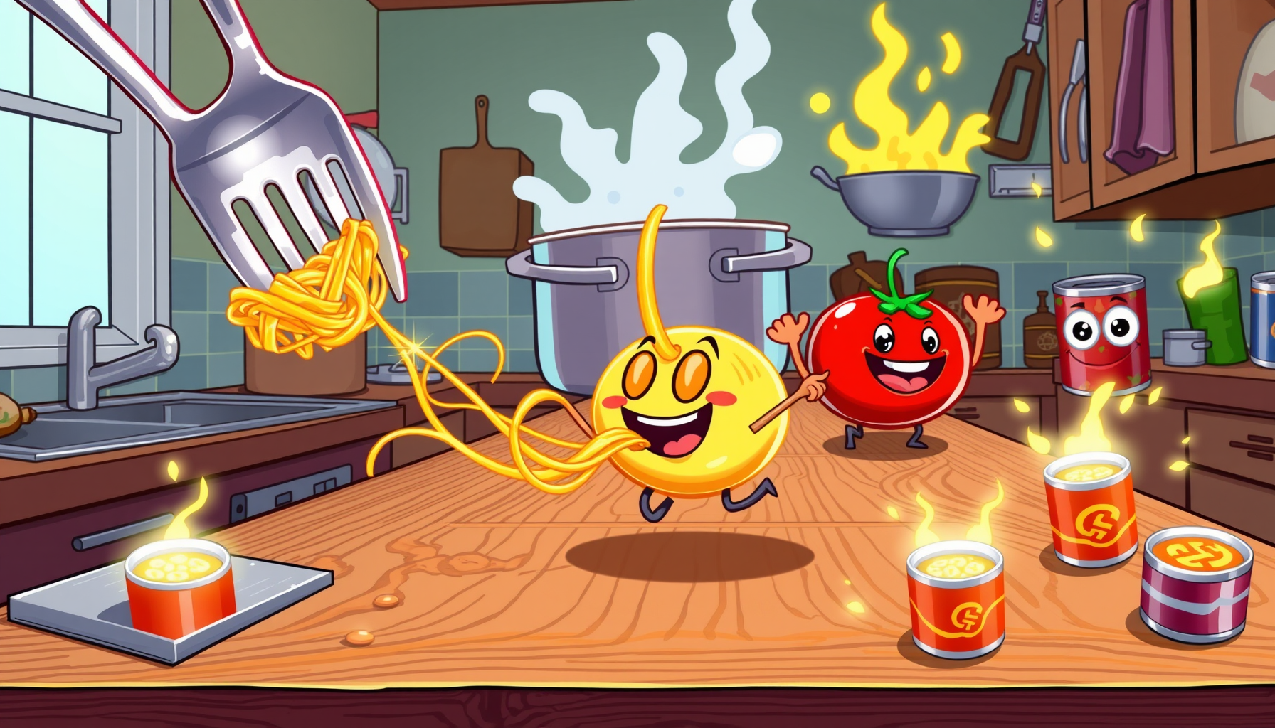 Spaghetti Rush - Crossing Arcade by Jabali AI