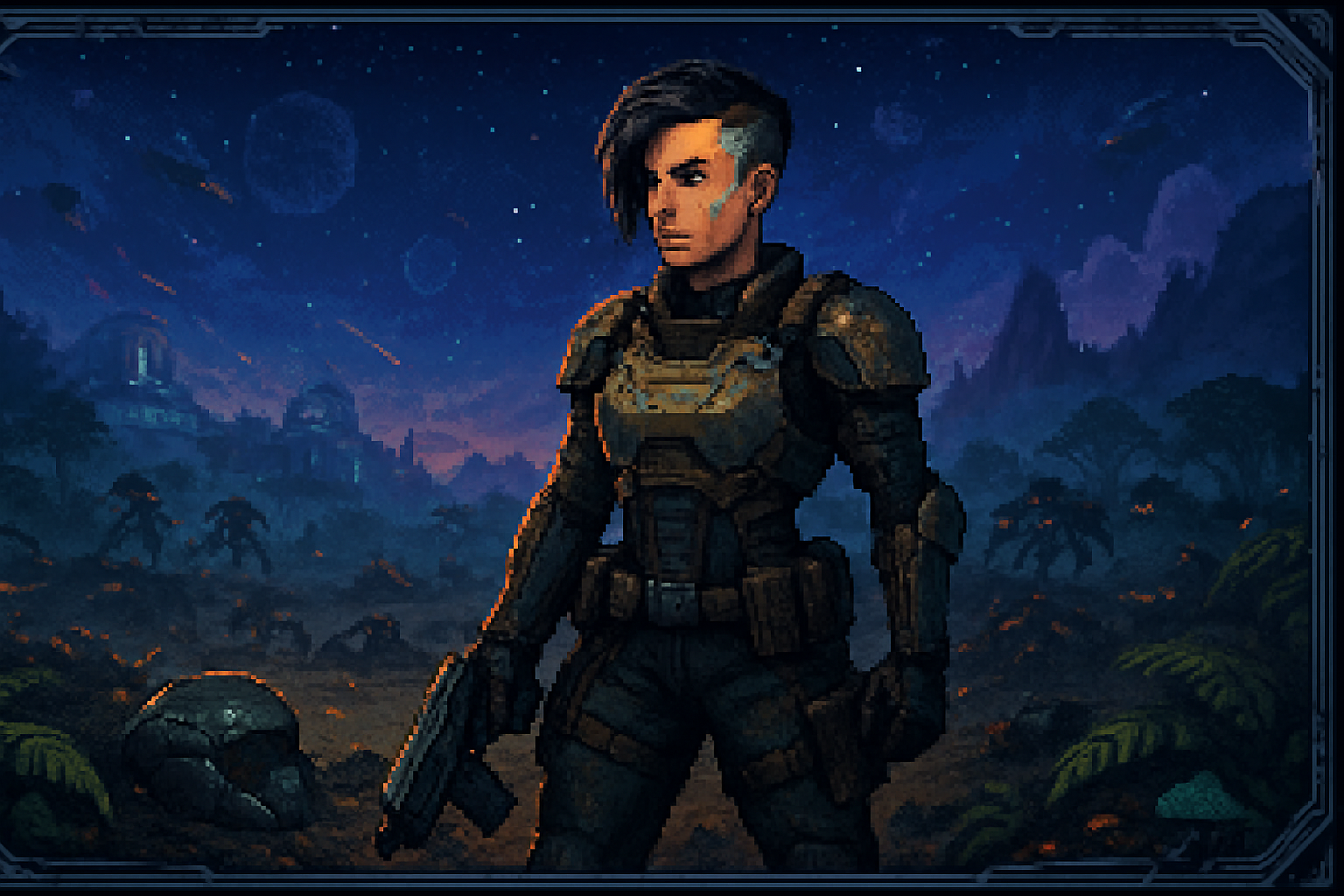 Sergeant Nova Rook - 3D Character Simulation by Jabali AI