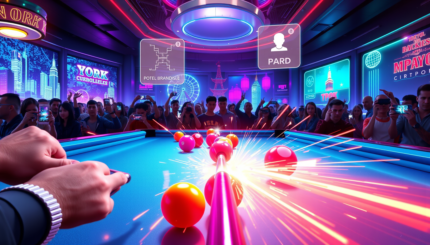 Neon Nine: Global Pool - Ping Pong by Jabali AI