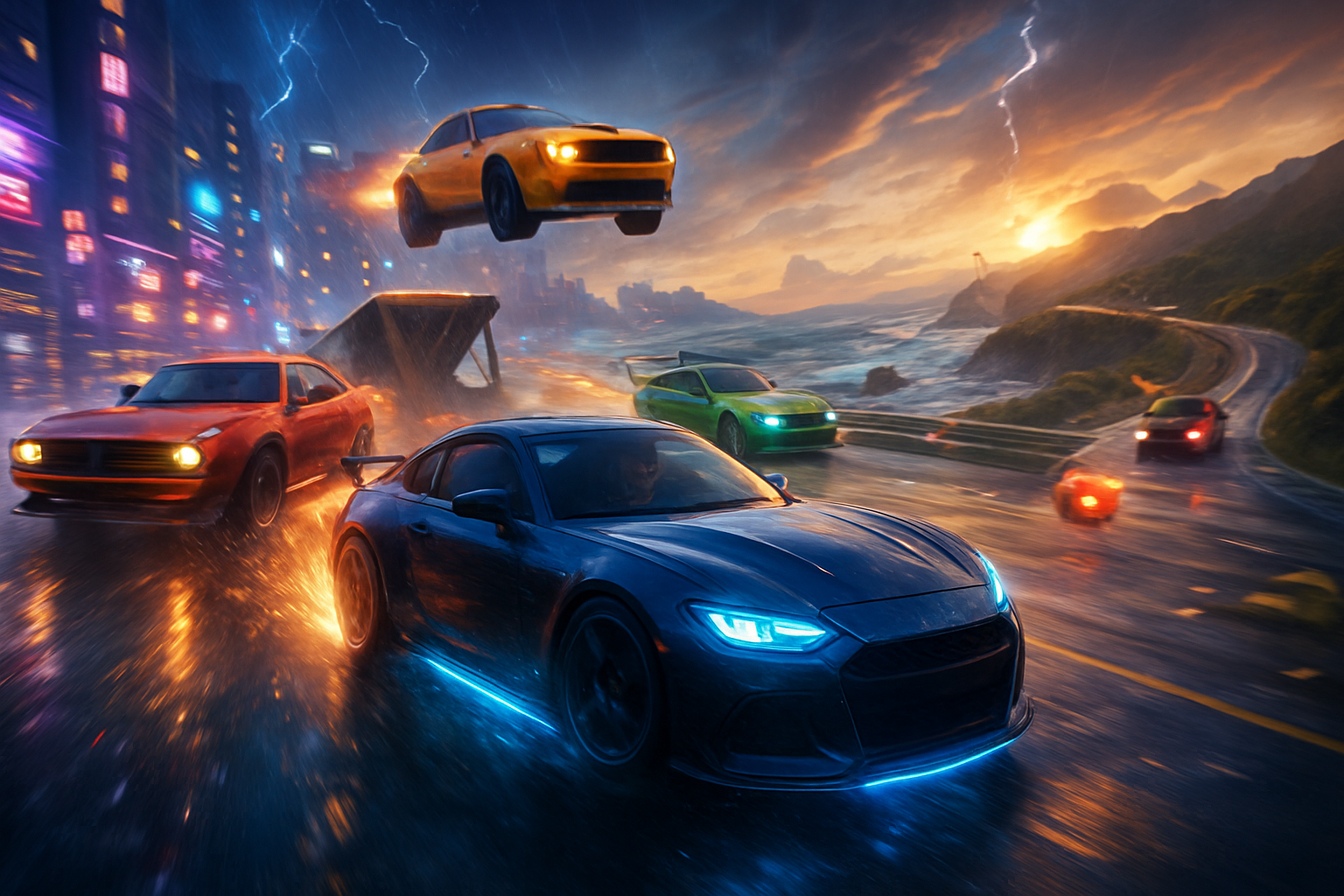 Rush for Supremacy - 3D Racing by Jabali AI