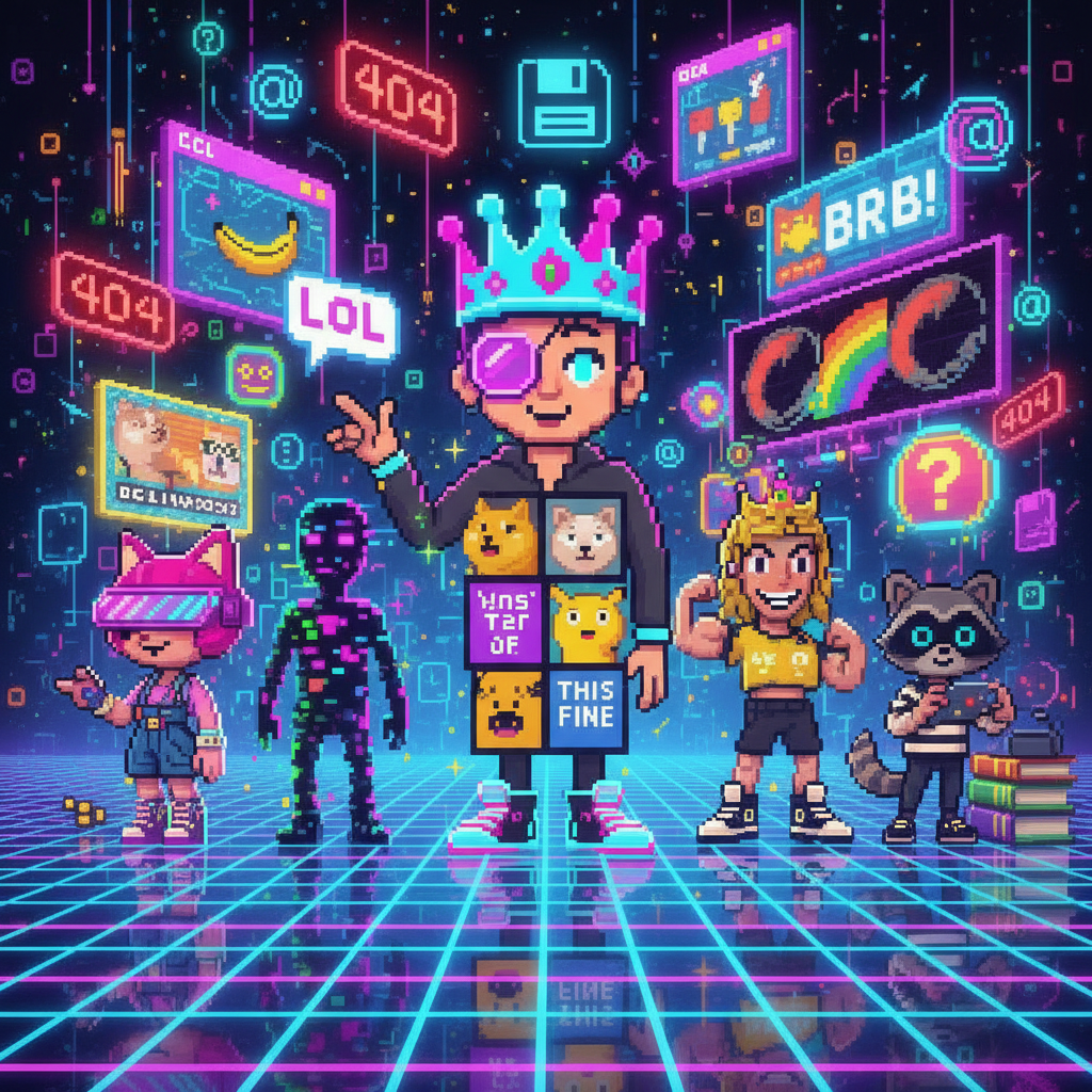 Neon Meme Vault - Trivia Game by Jabali AI