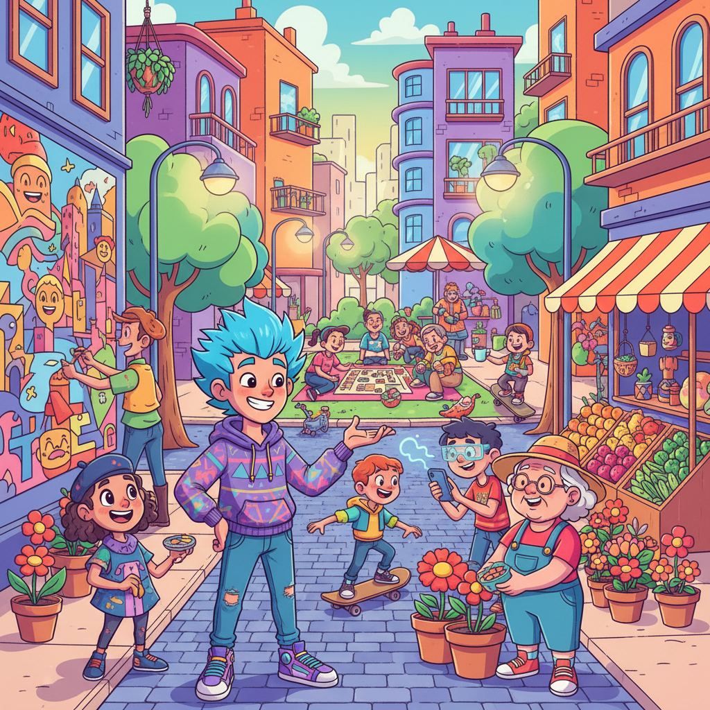 Neon Rift City - Adventure RPG by Jabali AI