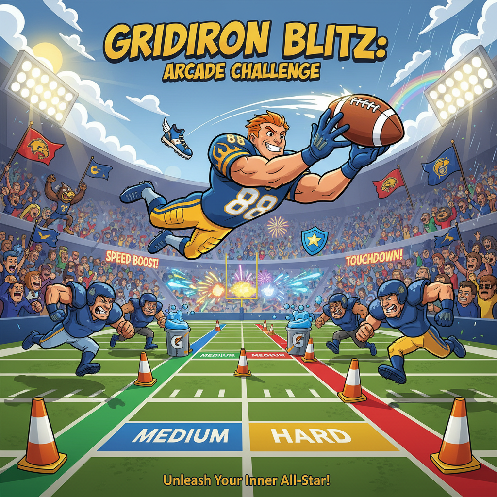 Endzone Dash - Jabali AI Poster