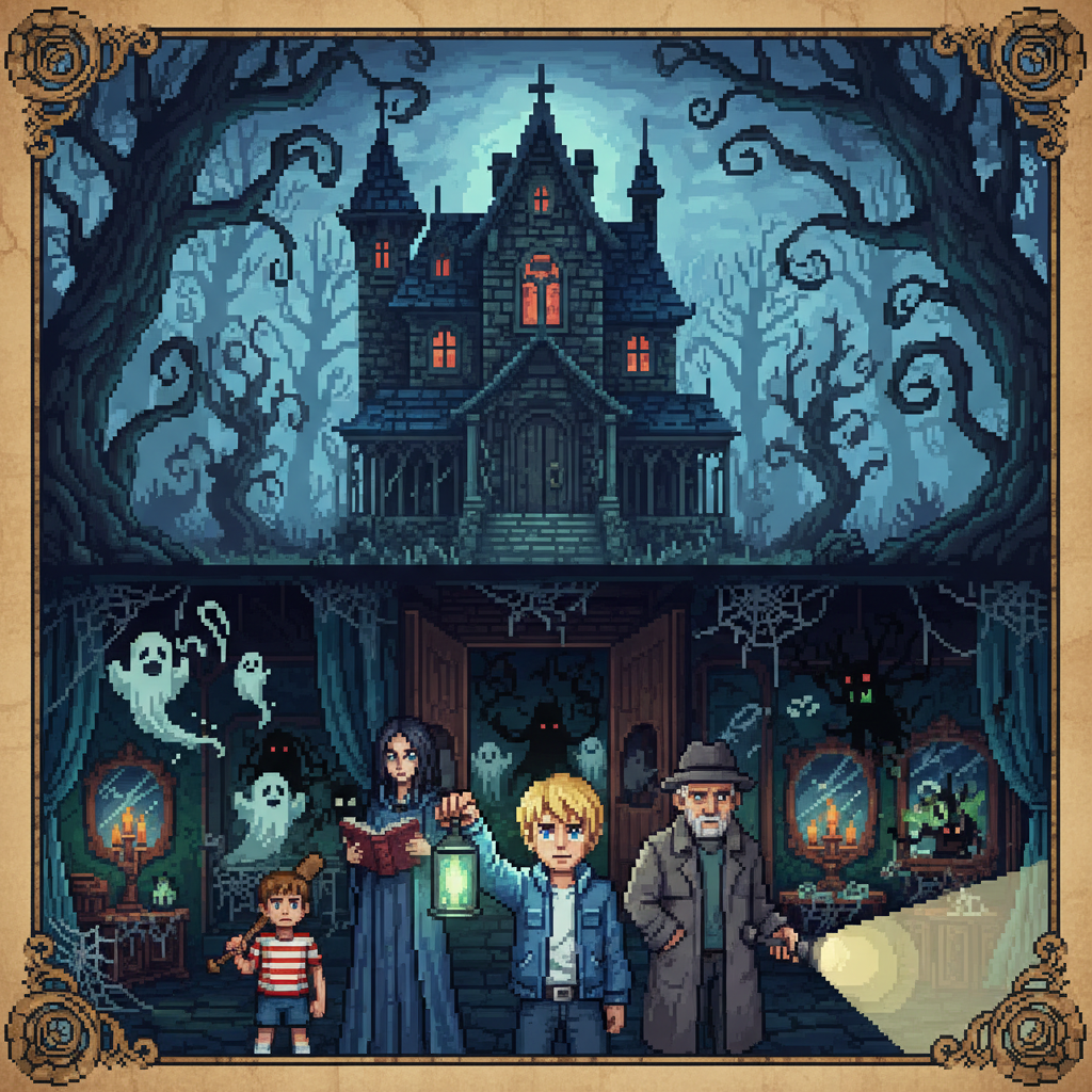 Mansion of Midnight - Jabali AI Poster