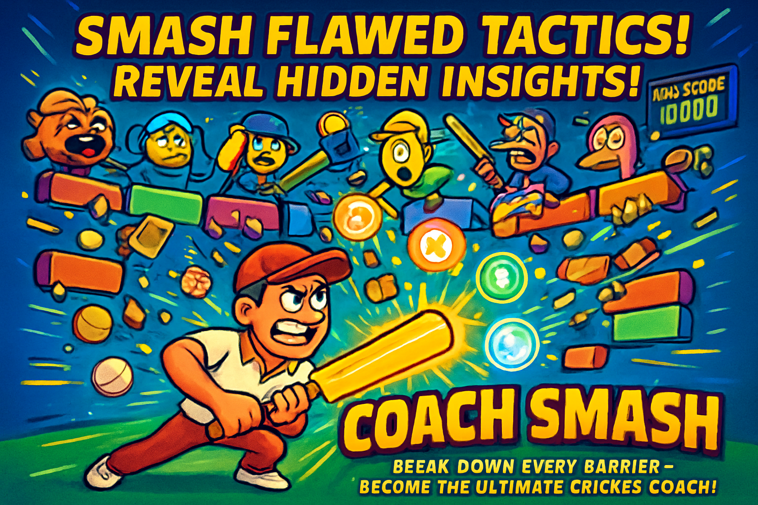 Smash The Cricket Code - Maze Shooter Arcade by Jabali AI